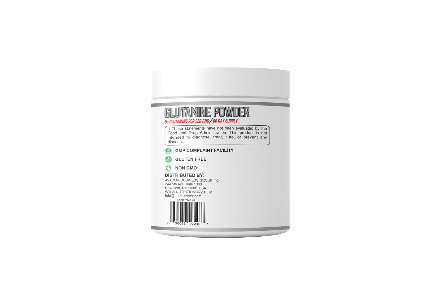 Glutamine Powder 300 Grams