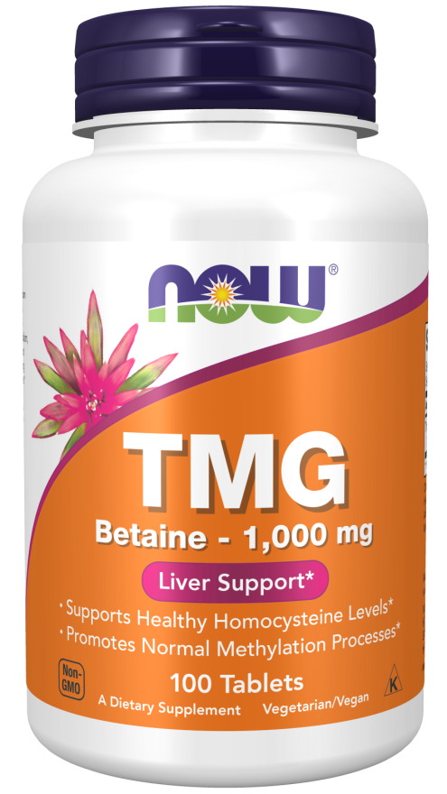 Now Foods TMG Betaine 1,000 mg 100 Tablets