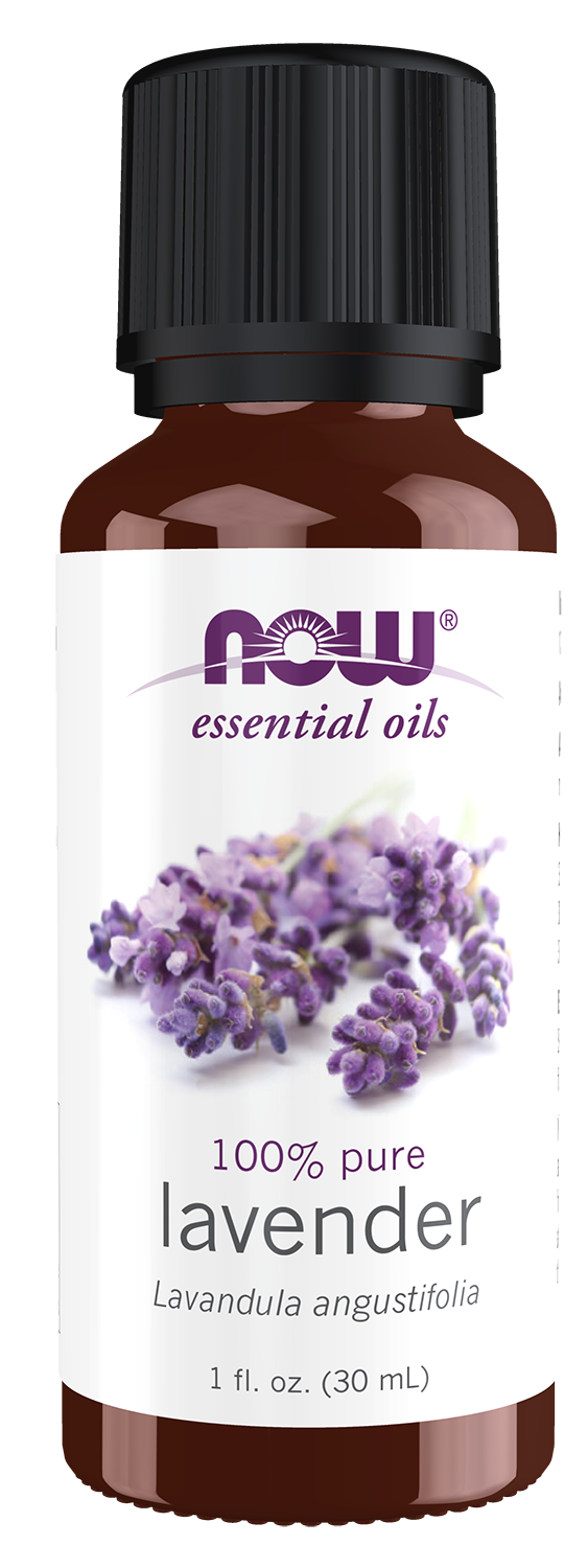 NOW Essential Oils, Lavender Oil, Steam Distilled, Undiluted, 1 fl. oz — product image