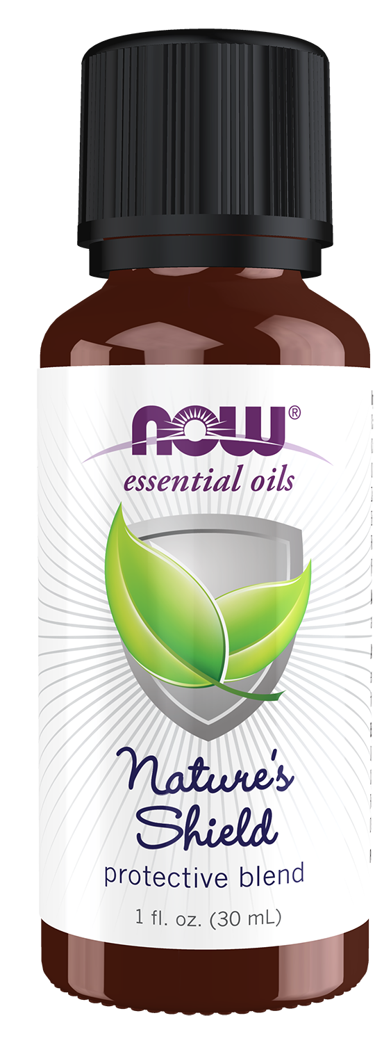 NOW Essential Oils, Nature's Shield, Undiluted Protective Blend, 1 fl. oz — product image