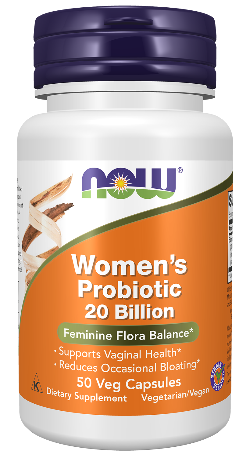 NOW Supplements, Women's Probiotic, 20 Billion, 50 Veg Caps — product image