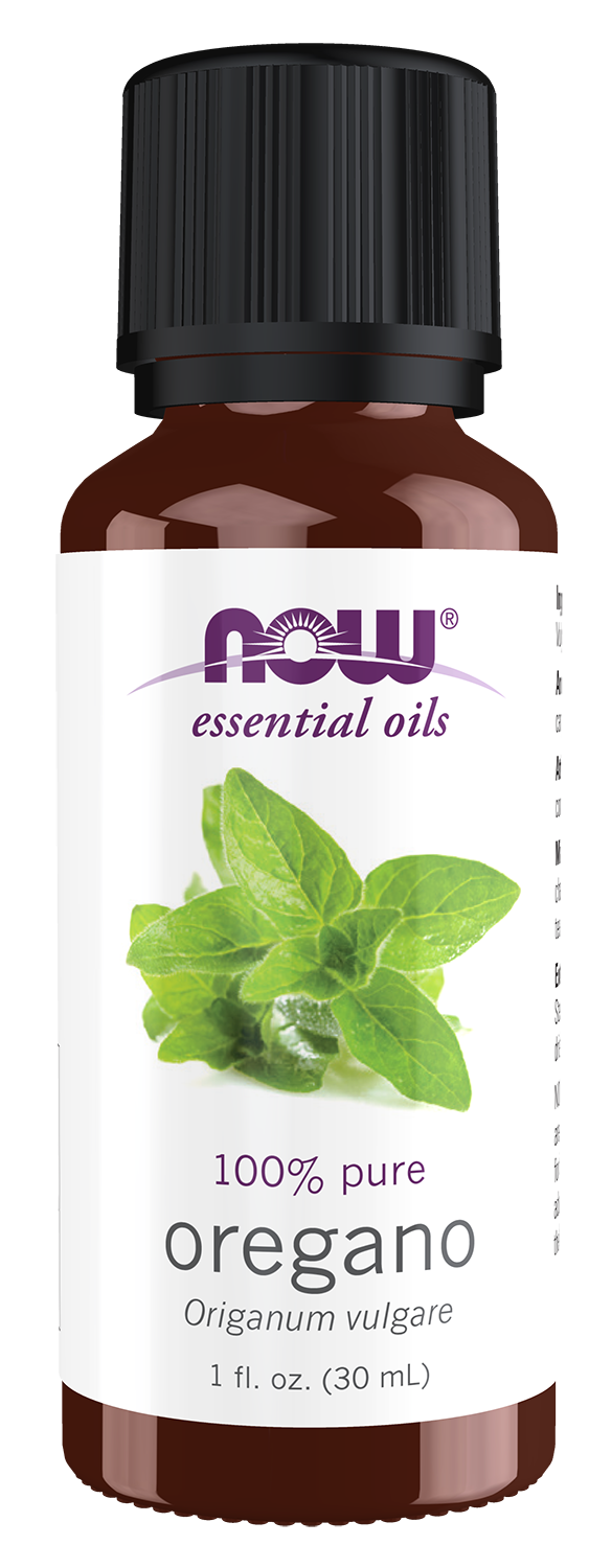 NOW Essential Oils, Oregano Oil, Steam Distilled, Undiluted, 1 fl. oz — product image