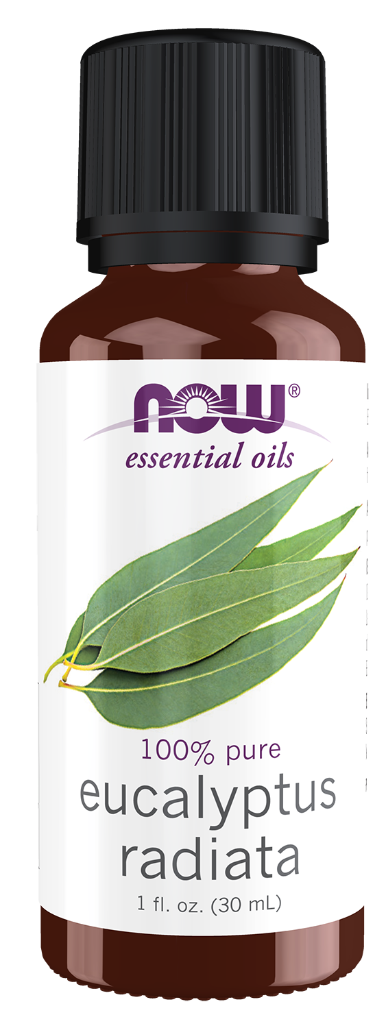 NOW Essential Oils, Eucalyptus Radiata Oil, Steam Distilled, 1 fl. oz — product image