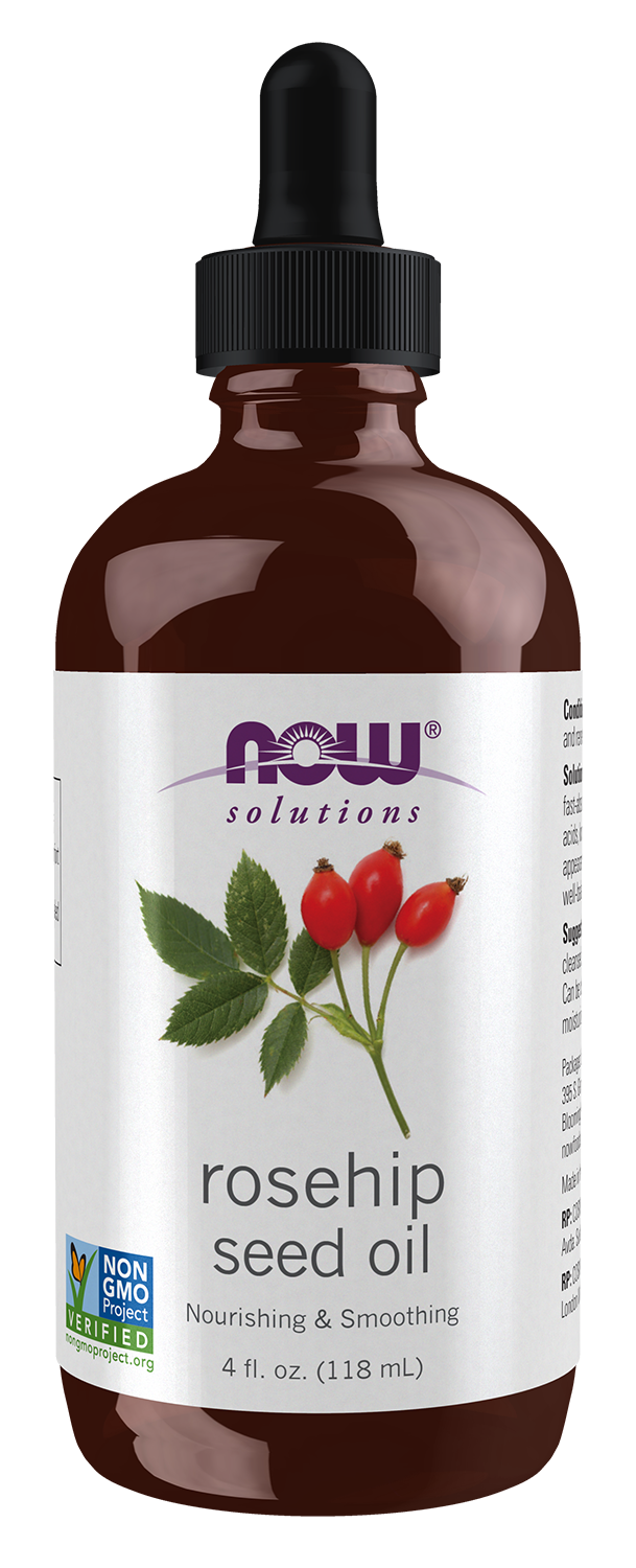 NOW Solutions, Rose Hip Seed Oil, Nourishing and Renewing,4 fl. oz — product image