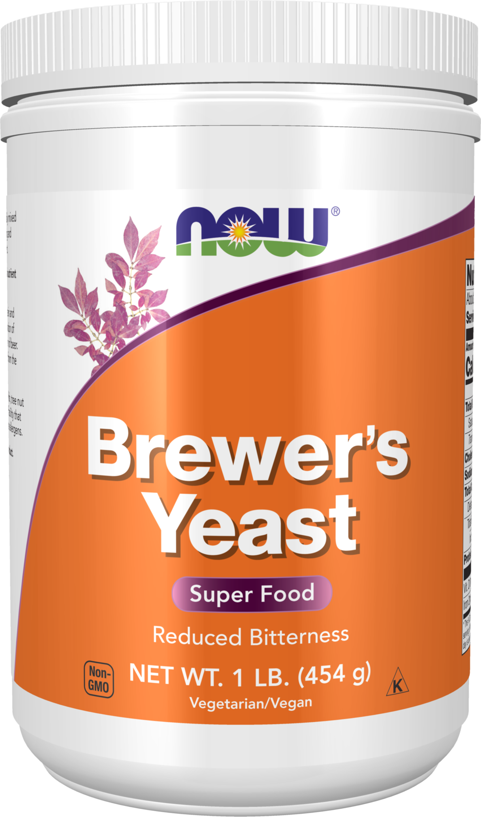 NOW Supplements, Brewer's Yeast Powder, Super Food, 1 lb — product image