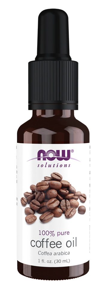NOW Solutions, Coffee Oil, Undiluted, Cold Pressed, with Dropper, 1 fl. oz