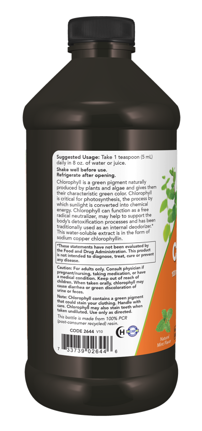 Now Foods Chlorophyll Liquid, Mint 16 fl.oz.