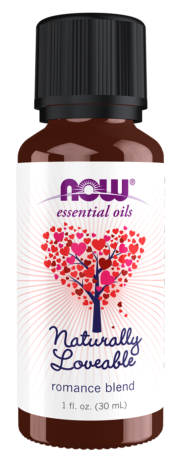 NOW Essential Oils, Naturally Loveable Oil Blend, Undiluted Blend, 1 fl. oz — product image