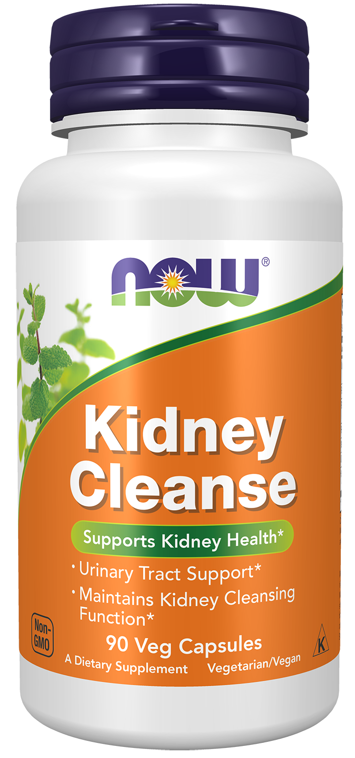 NOW Supplements, Kidney Cleanse with Uva Ursi, Parsley Seed, 90 Veg Caps — product image