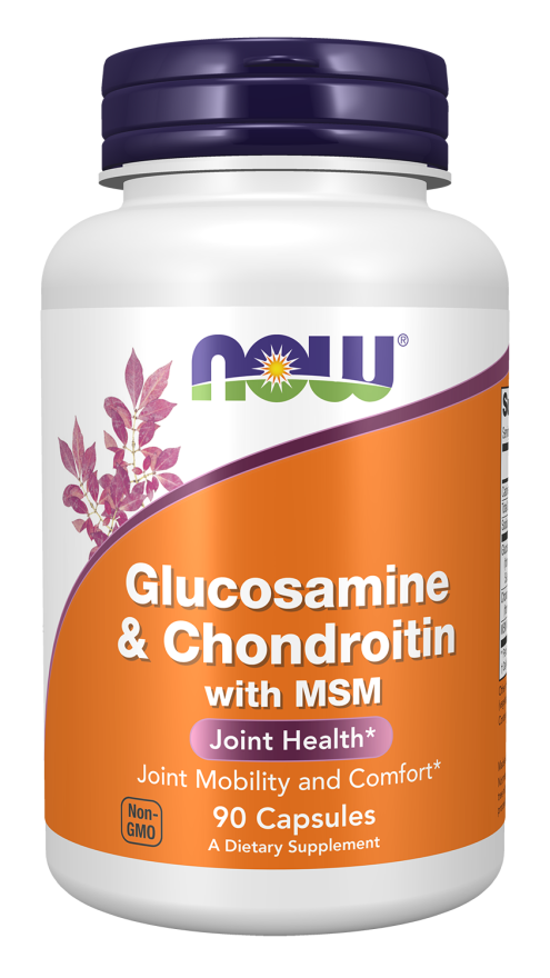 Now Foods Glucosamine & Chondroitin with MSM 90 Capsules