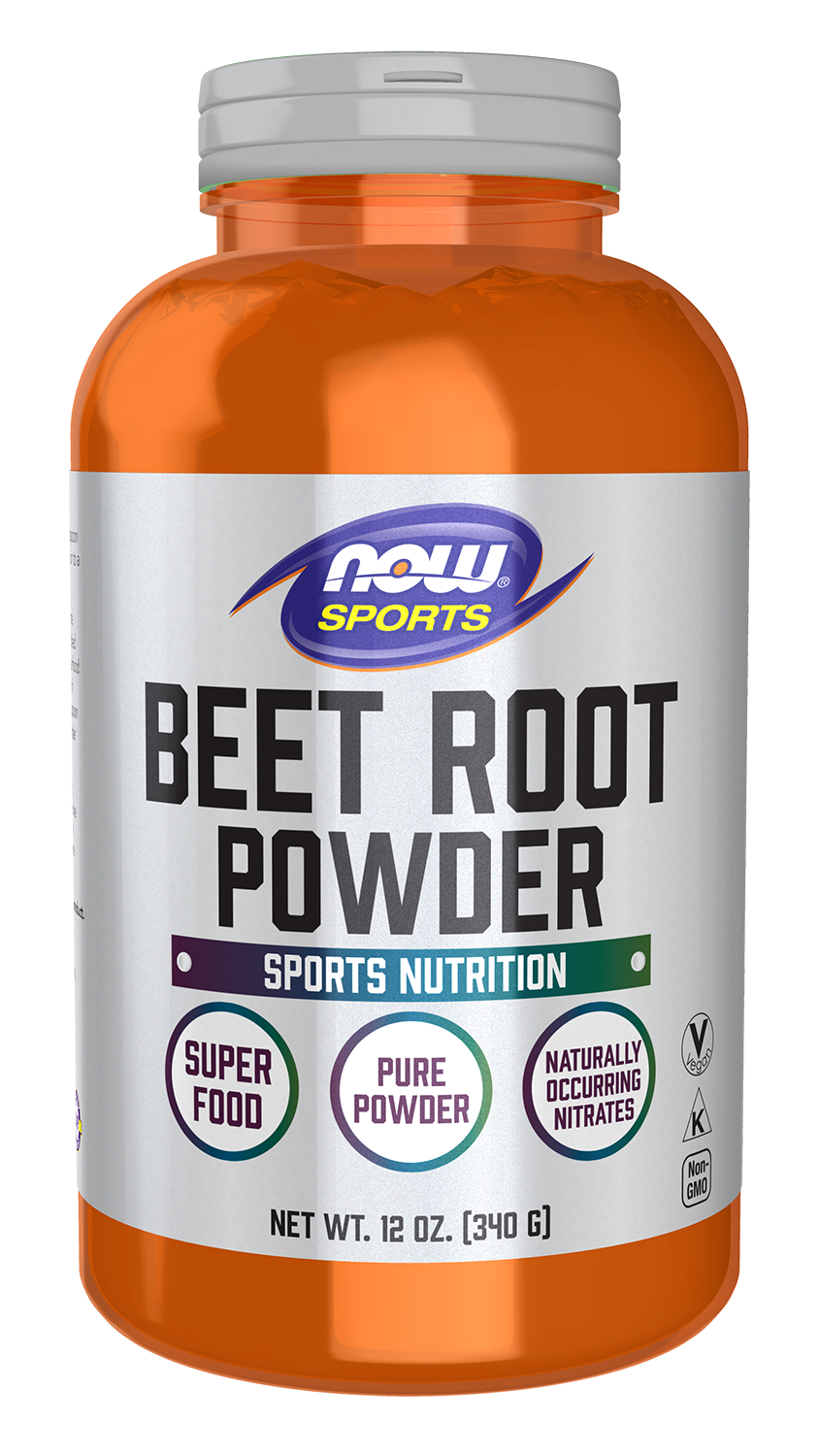 NOW Sports, Beet Root Powder With Naturally Occurring Nitrates, 12 oz — product image