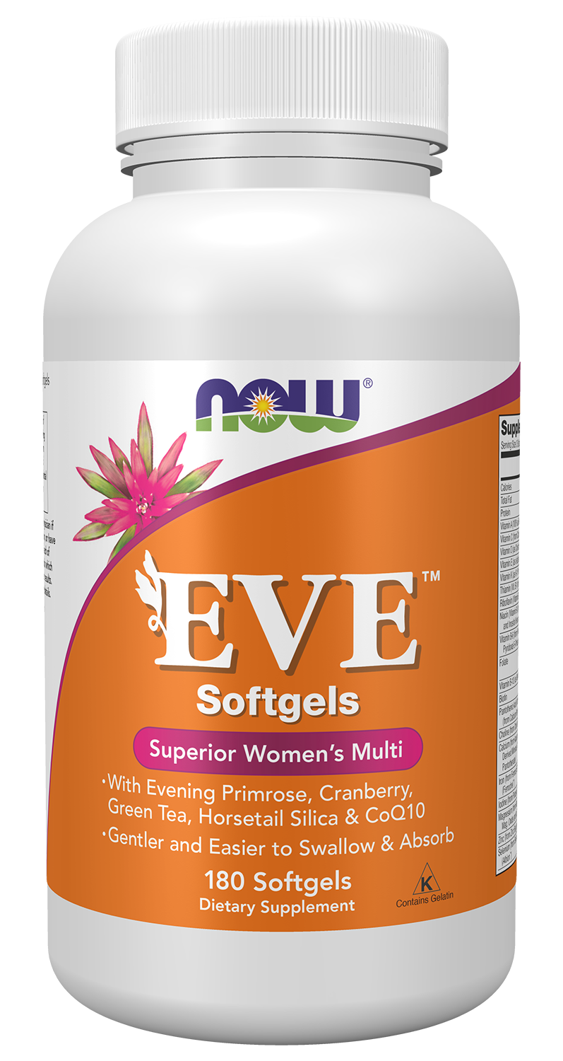 NOW Supplements, Eve™ Women's Multivitamin, 180 Softgels — product image