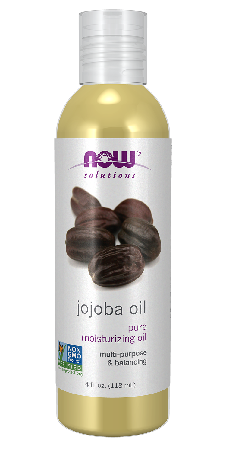 NOW Solutions, Jojoba Oil, Moisturizing, Multi-Purpose Oil, 4 fl. oz — product image