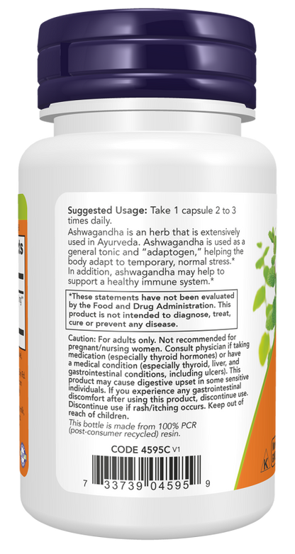 Now Foods Ashwagandha 450 mg 90 Veg Capsules