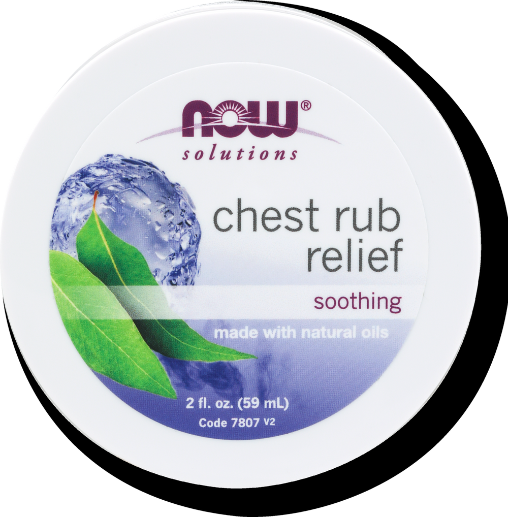 NOW Solutions, Chest Rub Relief, Soothing, 2 fl. oz — product image