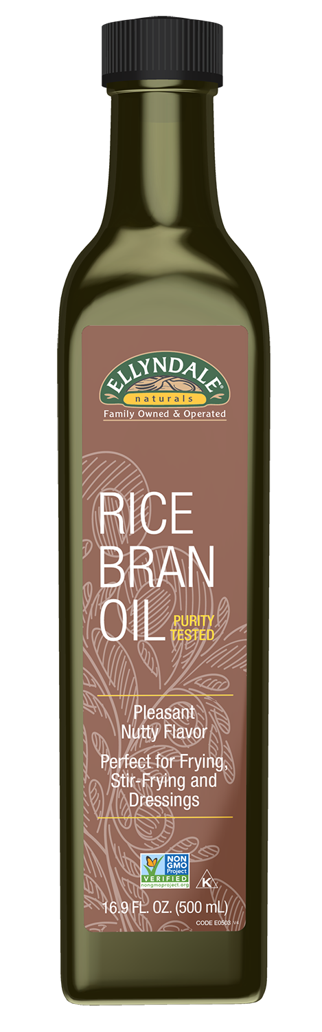 NOW Foods, Rice Bran Oil, Nutty Flavor, Great for Frying, 16.9 fl. oz — product image