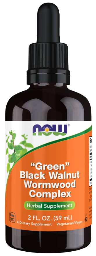 Now Foods "Green" Black Walnut Wormwood Complex Liquid 2 fl.oz.