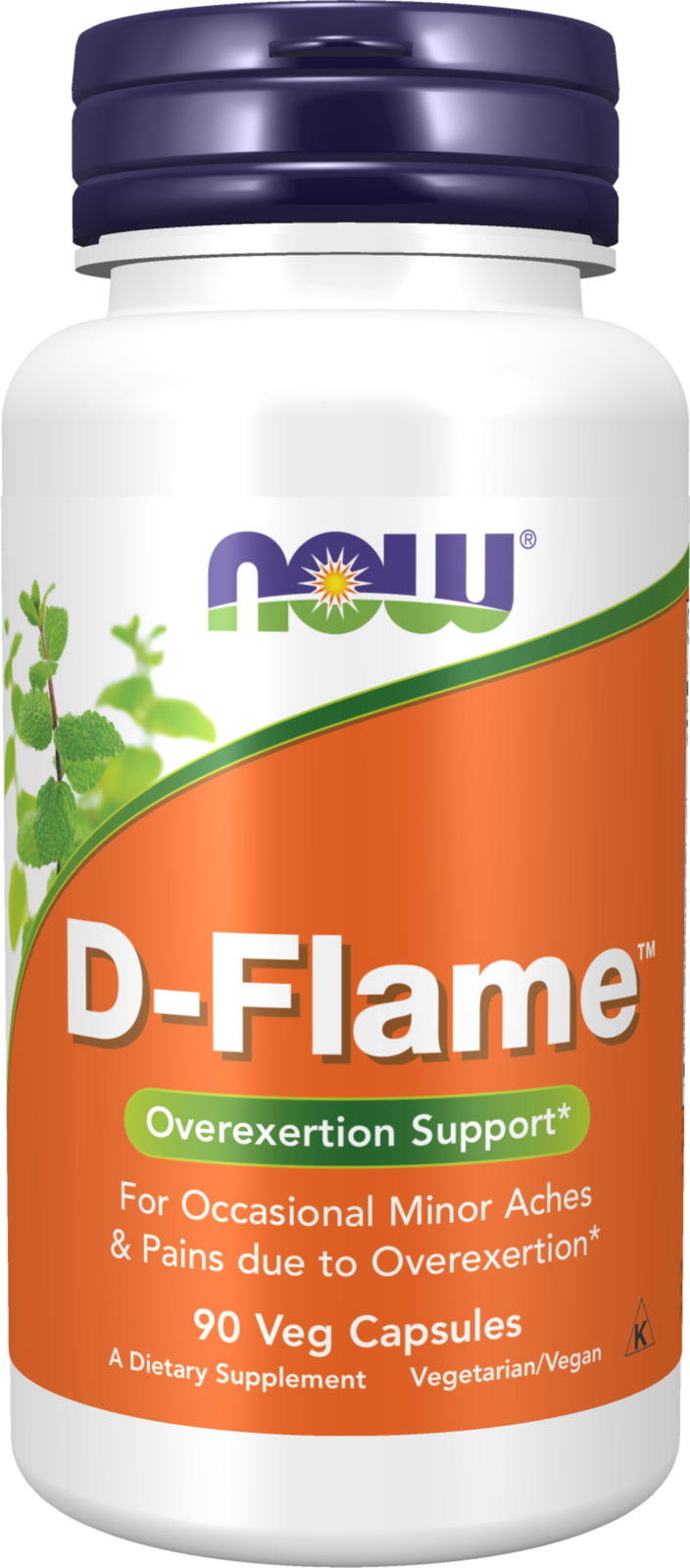NOW Supplements, D-Flame™, Joint Support*, 90 Veg Caps — product image