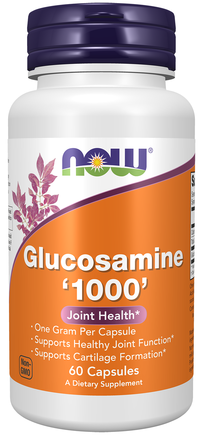 NOW Supplements, Glucosamine '1000', 1 g Per Capsule, 60 Veg Capsules — product image