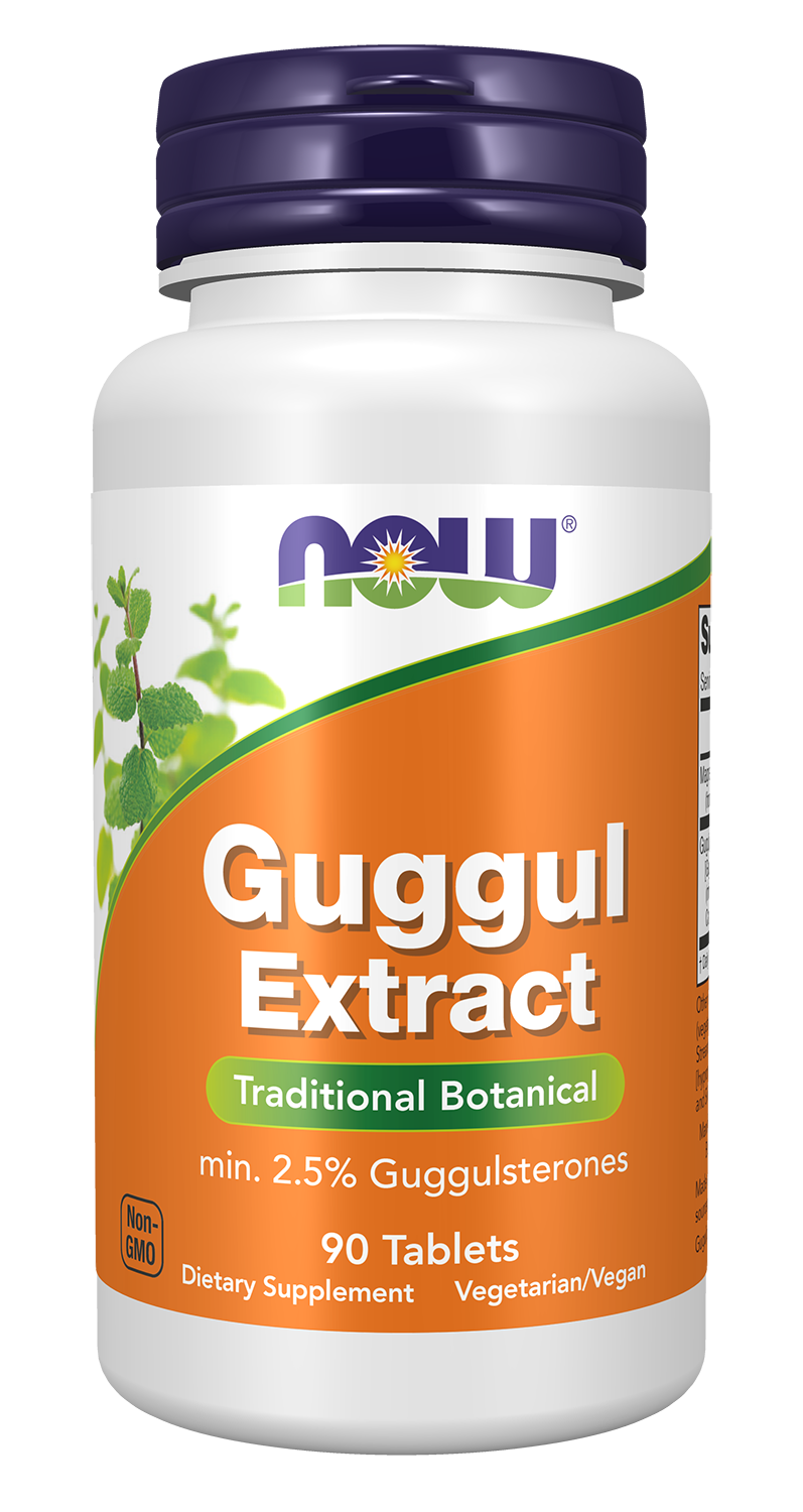 NOW Supplements, Guggul Extract 500 mg per Tablet, 90 Tablets — product image