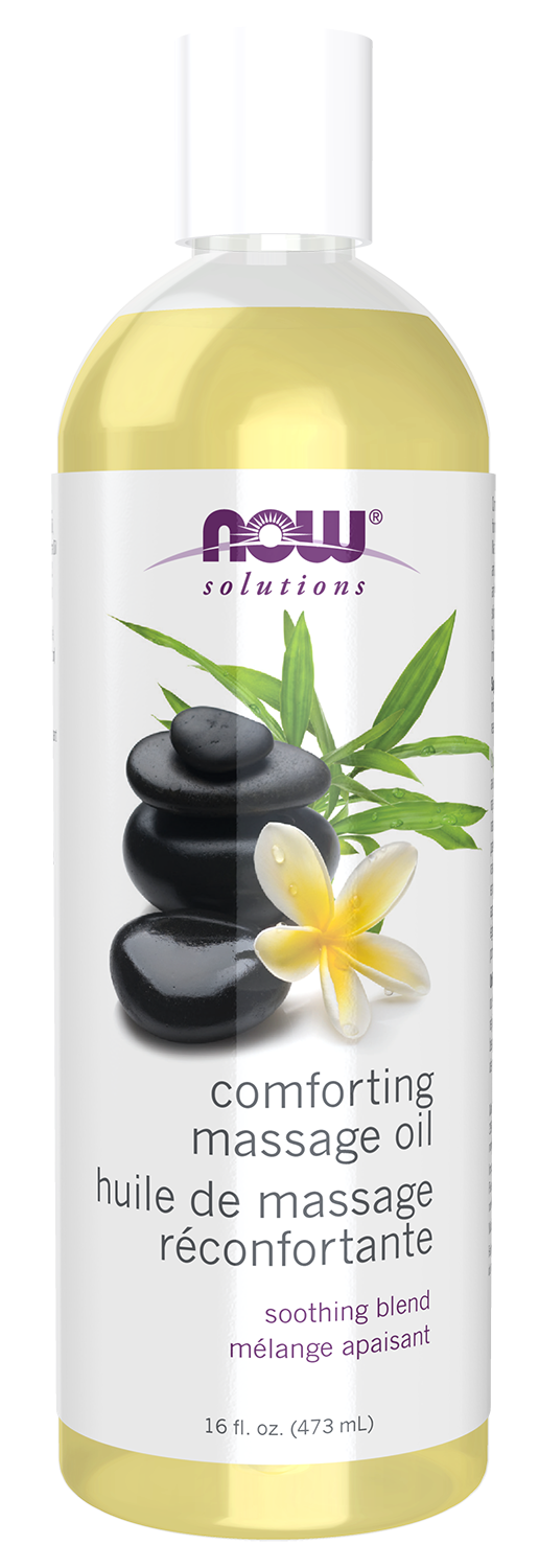 NOW Solutions, Comforting Massage Oil, Soothing and Nourishing, 16 fl. oz — product image