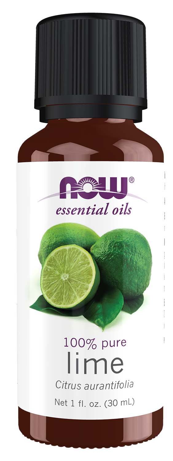NOW Essential Oils, Lime Oil, Undiluted, Steam Distilled, 1 fl. oz — product image