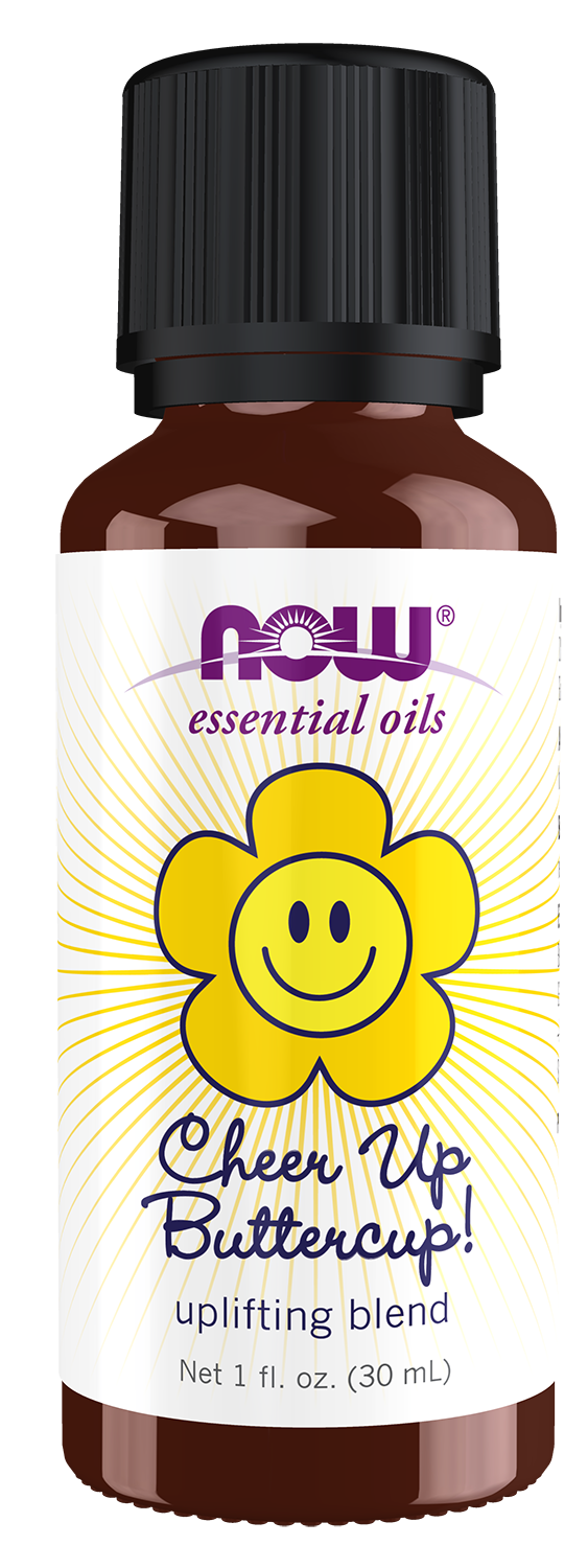 NOW Essential Oils, Cheer Up Buttercup Uplifting Citrus Oil Blend, 1 fl. oz — product image