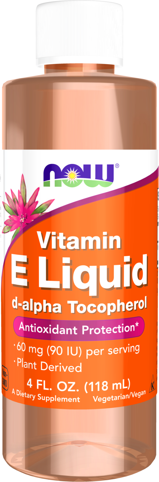 NOW Supplements, Vitamin E Liquid, Antioxidant Protection*, 4 oz — product image