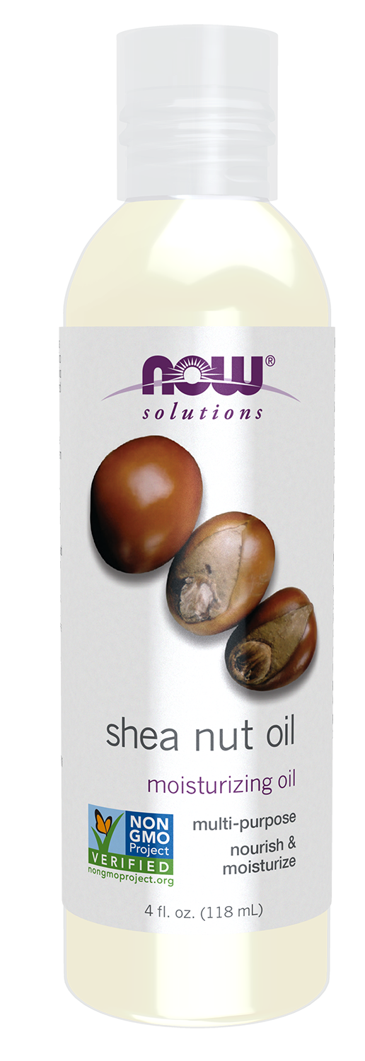 NOW Solutions, Shea Nut Oil, Multi-Purpose Intense Moisturizing, 4 fl. oz — product image