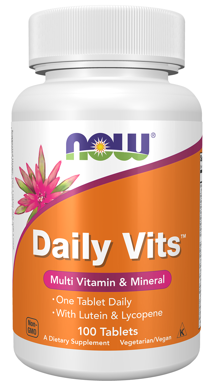 NOW Supplements, Daily Vits™, One Tablet Daily, 100 Tabs — product image