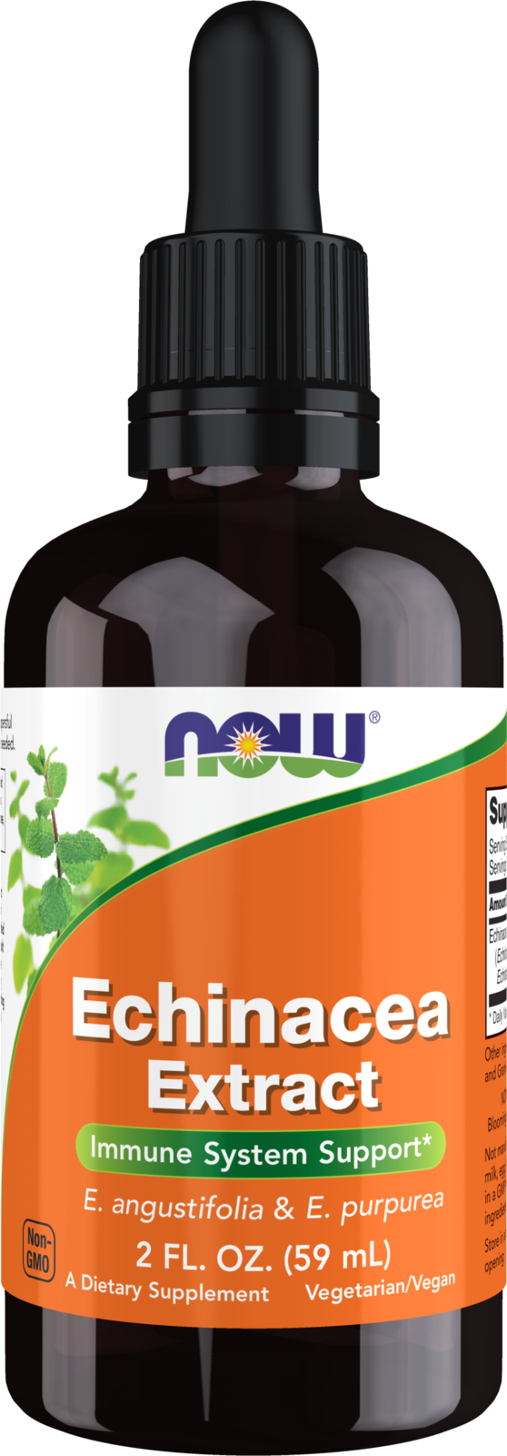 NOW Supplements, Echinacea Extract Liquid with Dropper, 2 fl. oz — product image