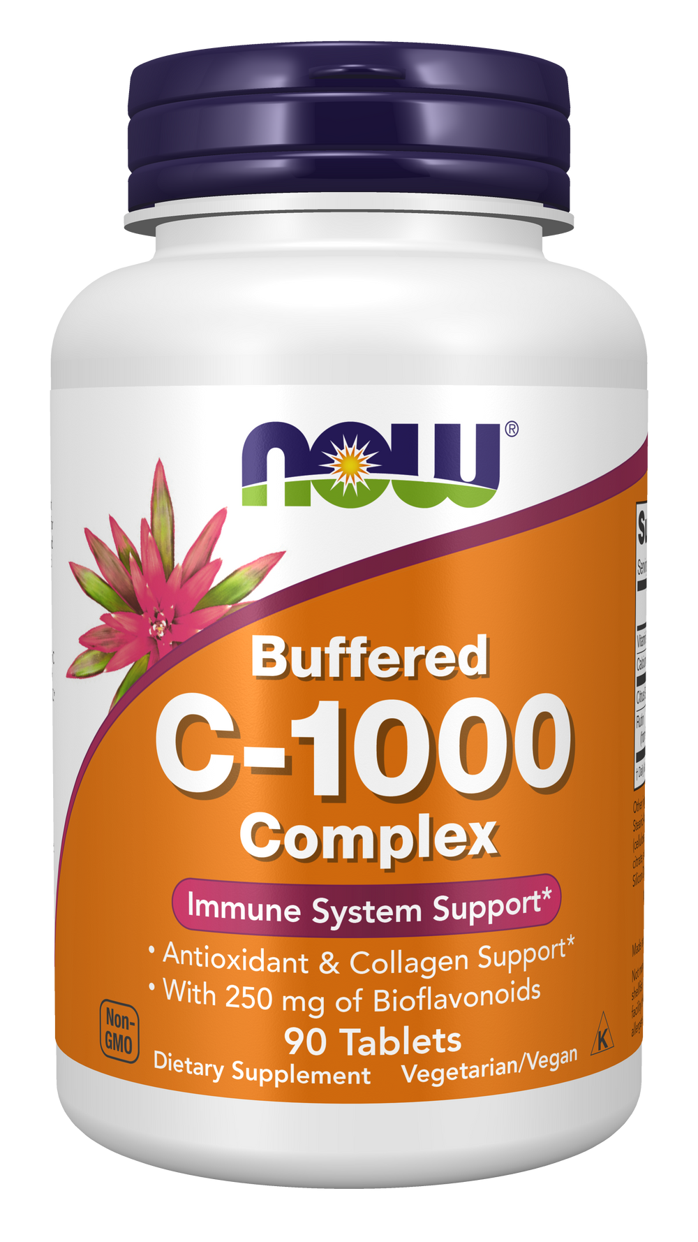 NOW Supplements, Vitamin C-1000 Complex, Buffered, 90 Tabs — product image