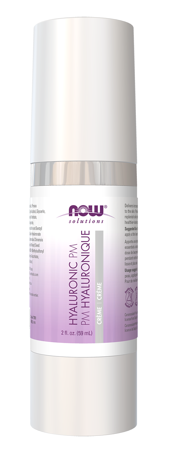 NOW Solutions, Hyaluronic PM, Creme, Moisturizer, 2 fl. oz — product image