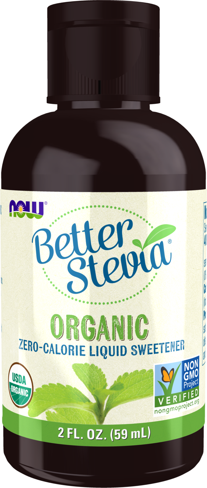 NOW BetterStevia® Organic Zero-Calorie Liquid Sweetener, 2 fl. oz. — product image