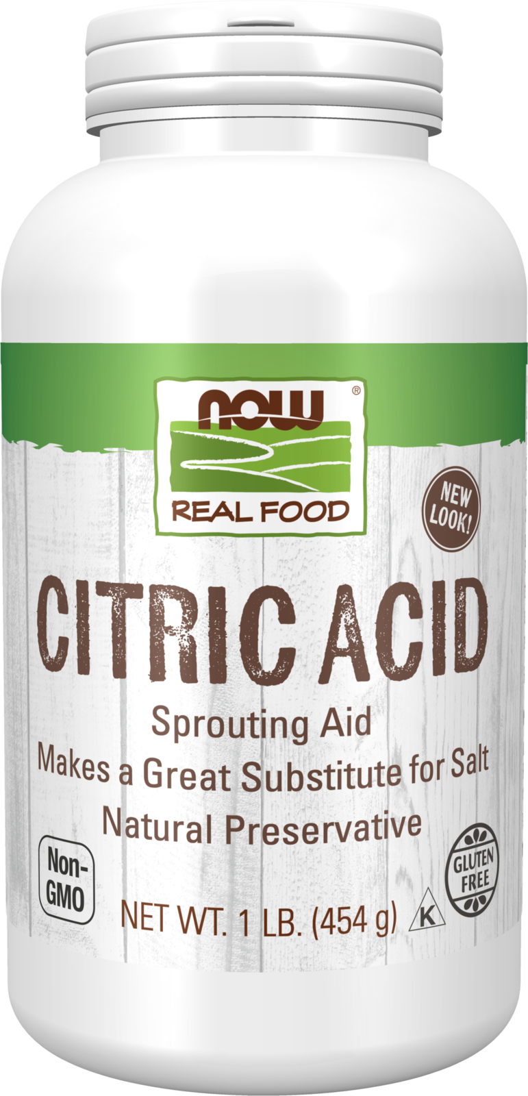 NOW Foods, Citric Acid, Sprouting Aid, Great Substitute for Salt, 1 lb — product image