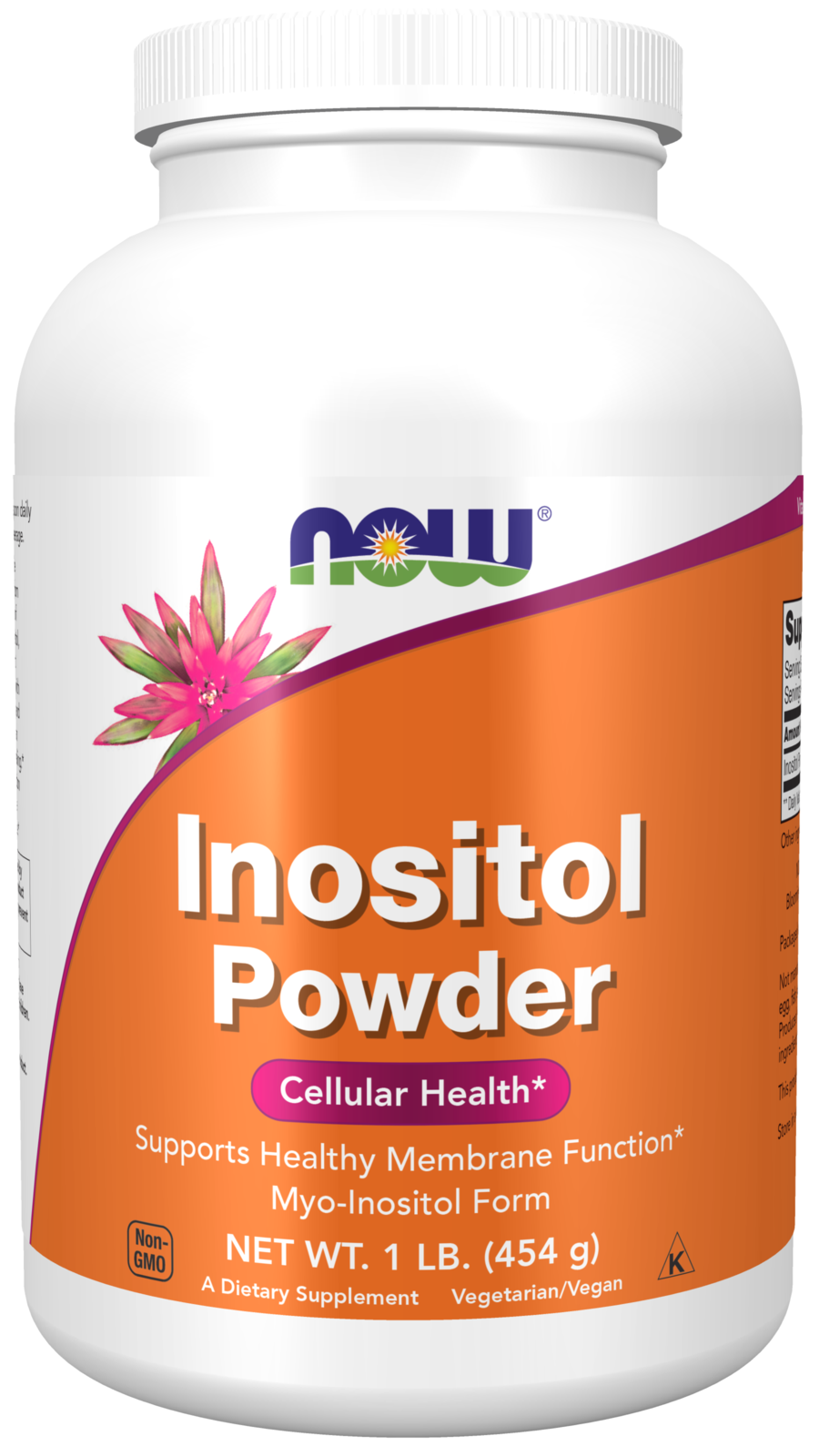 NOW Supplements, Inositol Powder, Cellular Health*, 1-lb — product image