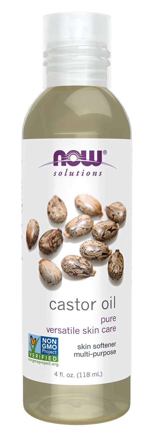 NOW Solutions, Castor Oil, Versatile Skin Care, Multi-Purpose, 4 fl. oz — product image