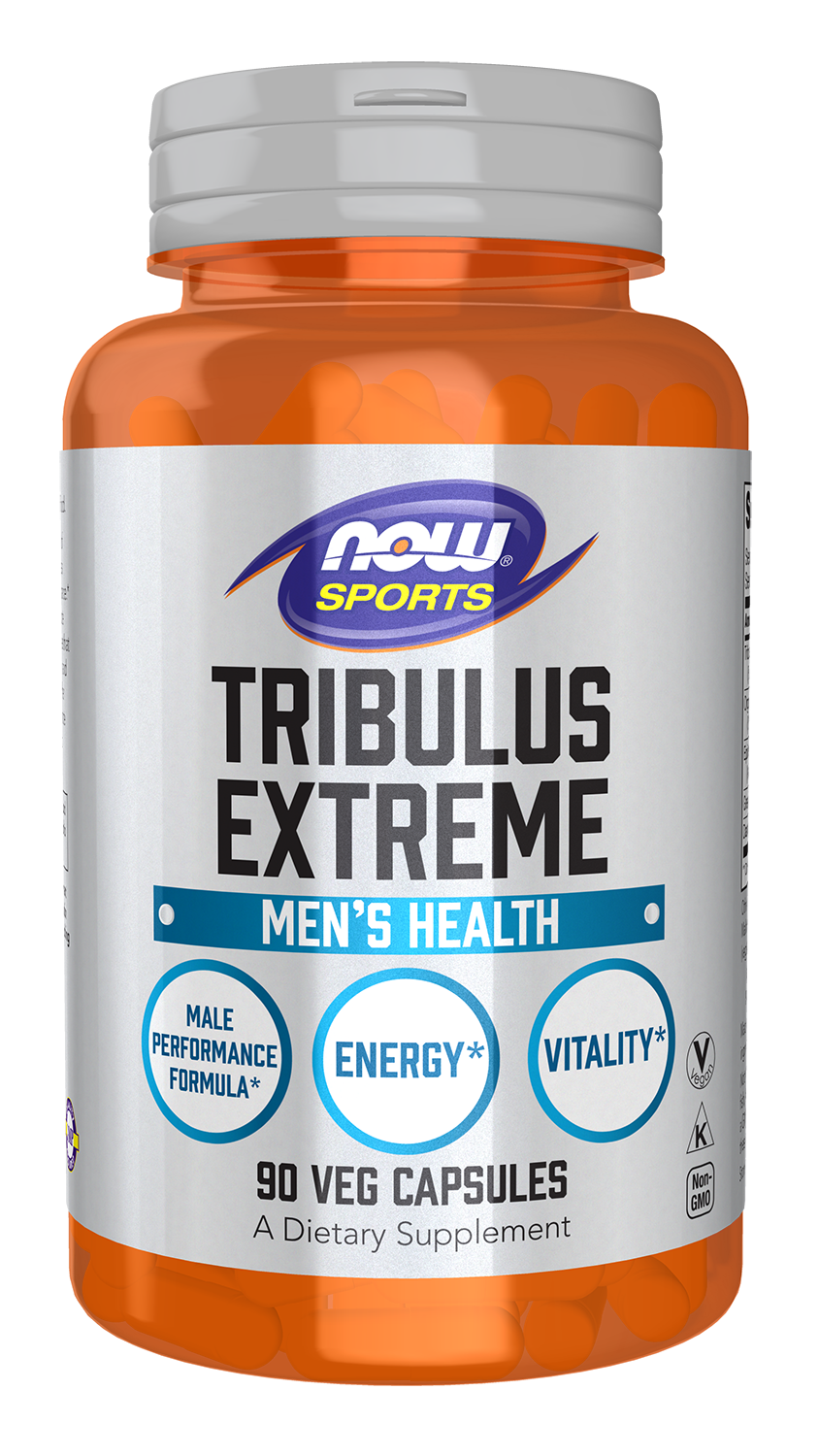 NOW Sports, Tribulus Extreme, Enhanced Vitality*, Men's Health, 90 Veg Caps — product image