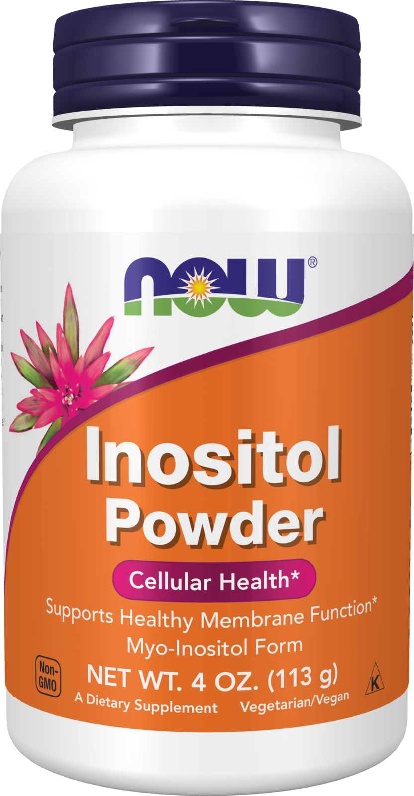 NOW Supplements, Inositol Powder, Cellular Health*, 4-oz — product image