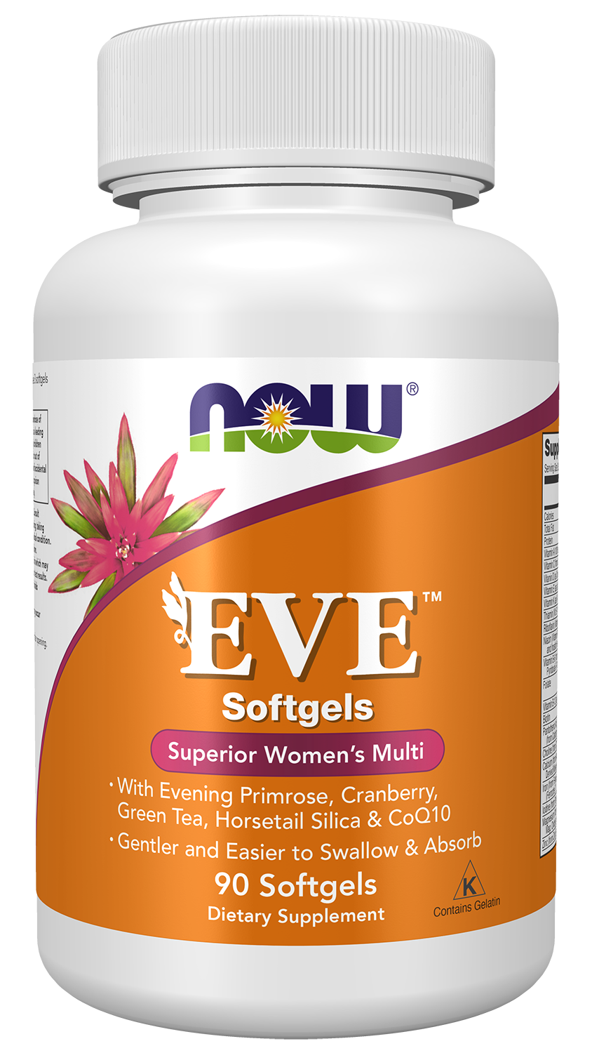NOW Supplements, Eve™ Women's Multivitamin, 90 Softgels — product image