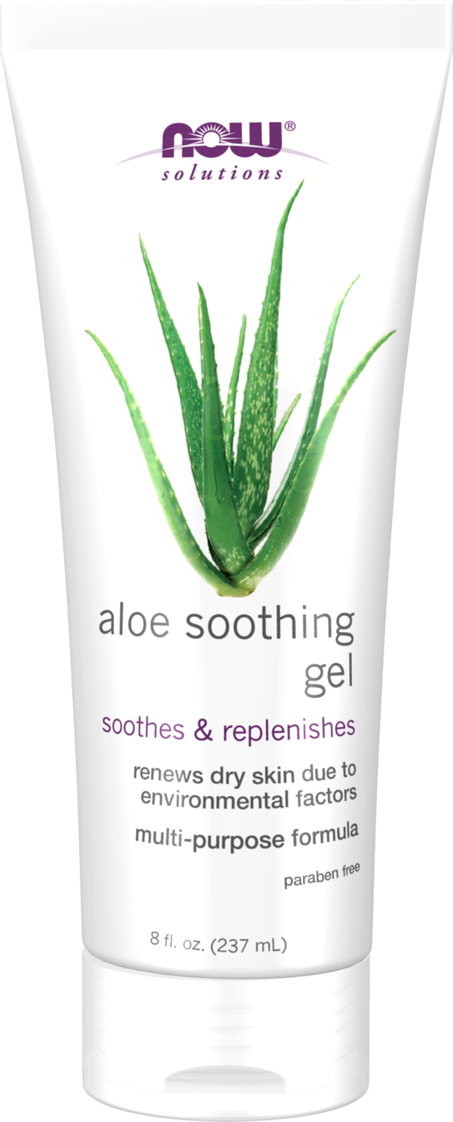 NOW Solutions, Aloe Soothing Gel, Soothing & Replenishing, 8 fl. oz — product image
