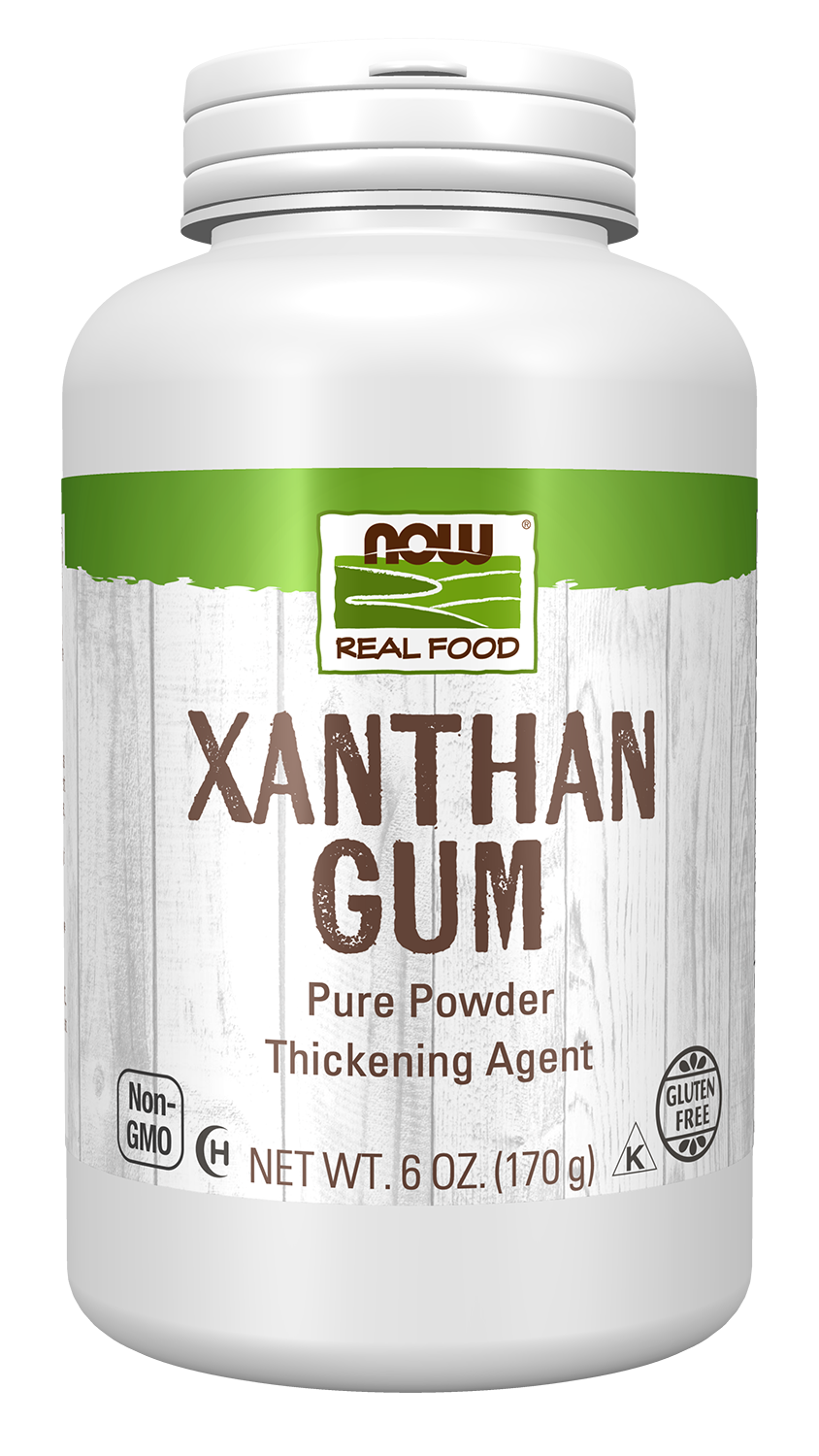 NOW Foods, Xanthan Gum Powder, Gluten-Free Thickener, 6 oz — product image
