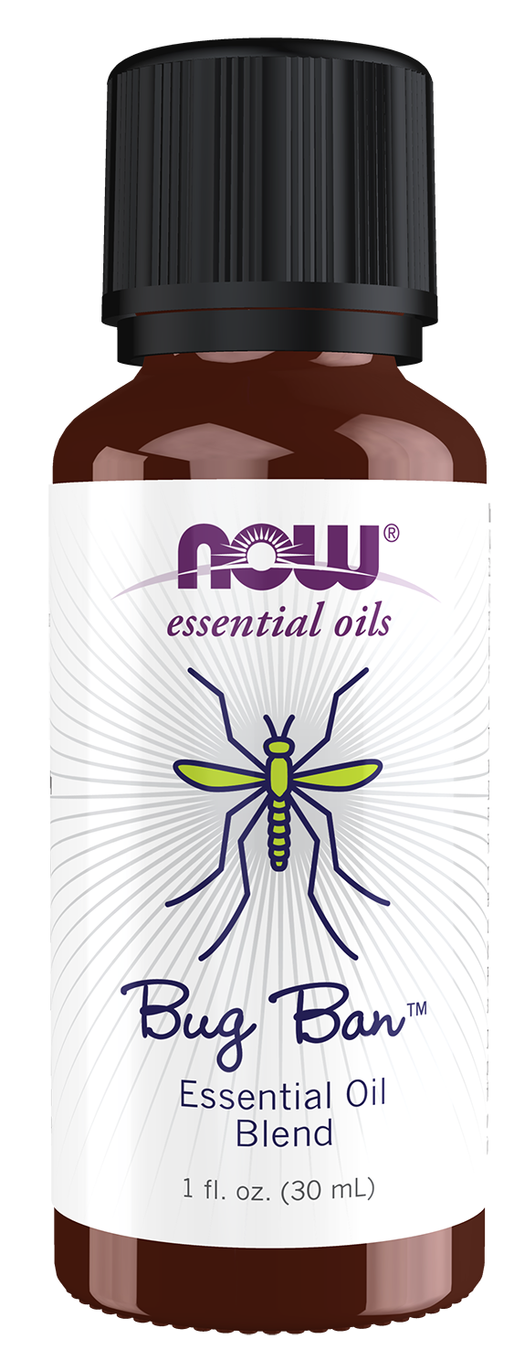 NOW Essential Oils, Bug Ban™ Oil Blend, Outdoor Undiluted Blend, 1 fl. oz — product image