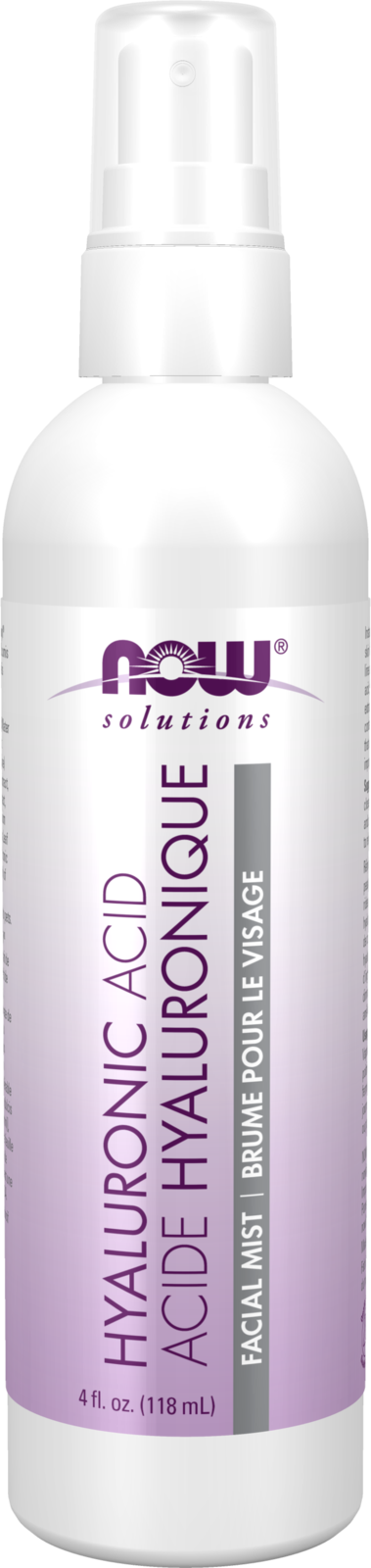 NOW Solutions, Hyaluronic Acid Facial Mist, Hydrating, 4 fl. oz — product image