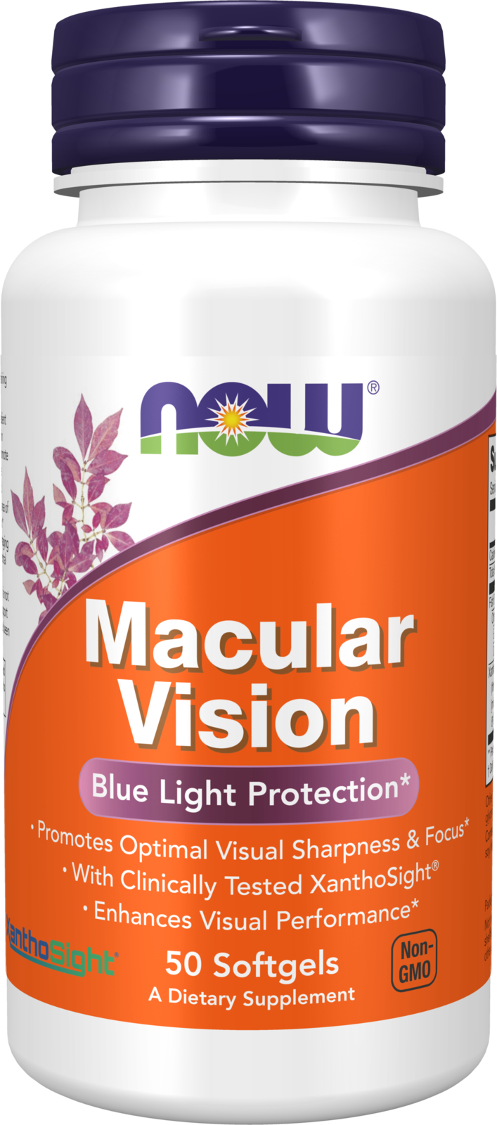 NOW Supplements, Macular Vision Softgel, Eye Health & Support*, 50 Softgels — product image