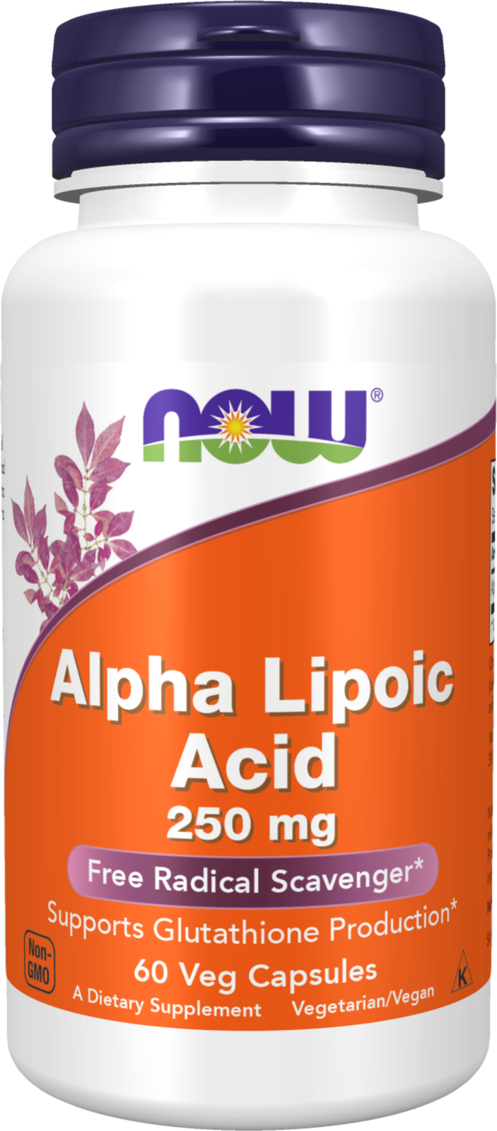 NOW Supplements, Alpha Lipoic Acid 250 mg, 60 Veg Caps — product image