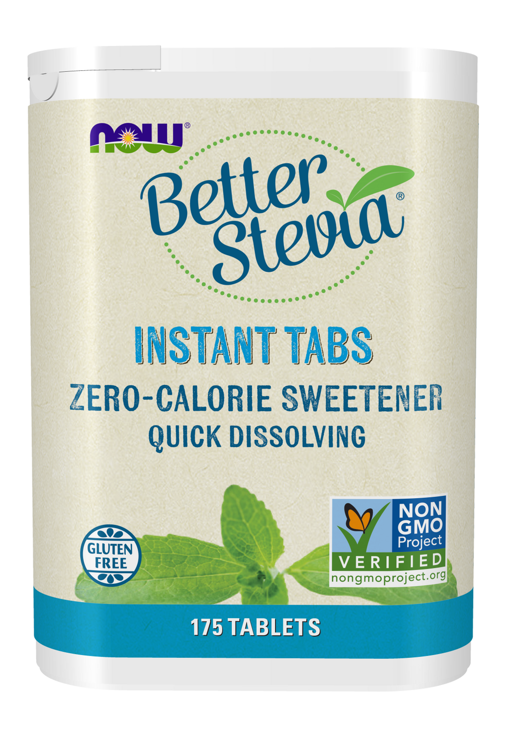 NOW BetterStevia® Instant Tabs Zero Calorie Sweetener, 175 Tablets — product image