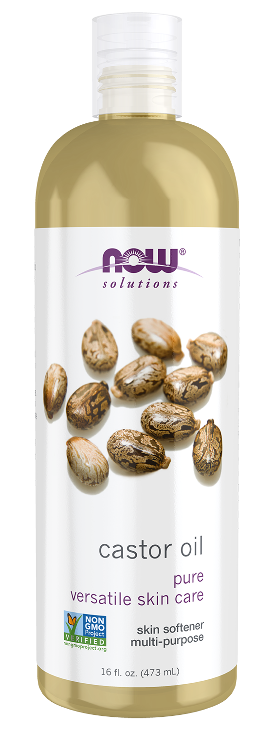 NOW Solutions, Castor Oil, Versatile Skin Care, Multi-Purpose, 16 fl. oz — product image