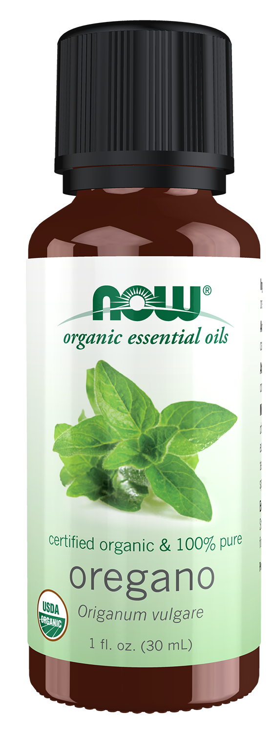 NOW Essential Oils, Organic Oregano Oil, Steam Dist., Undiluted, 1 fl. oz — product image