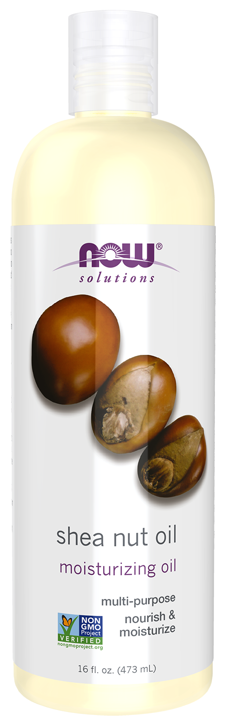 NOW Solutions, Shea Nut Oil, Multi-Purpose Intense Moisturizing, 16 fl. oz — product image